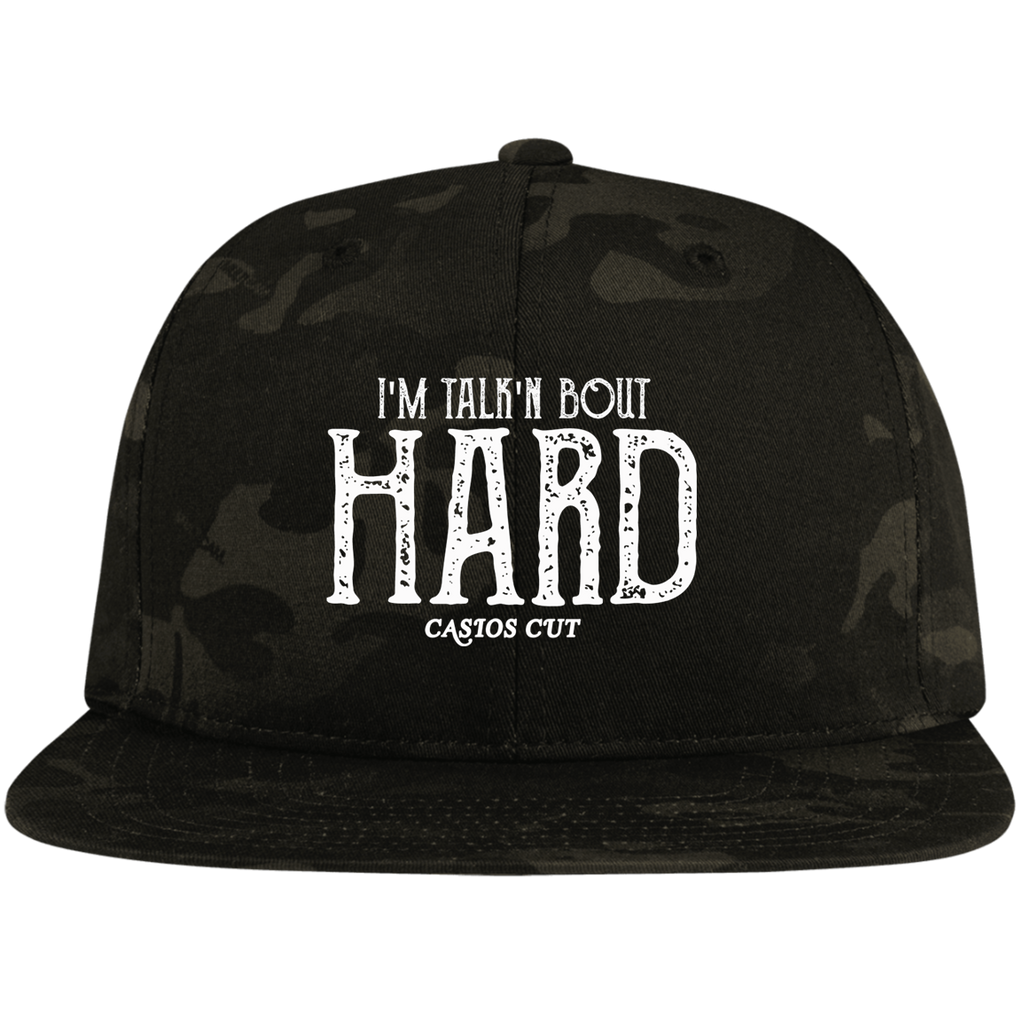 HARD Flat Bill High-Profile Snapback Hat
